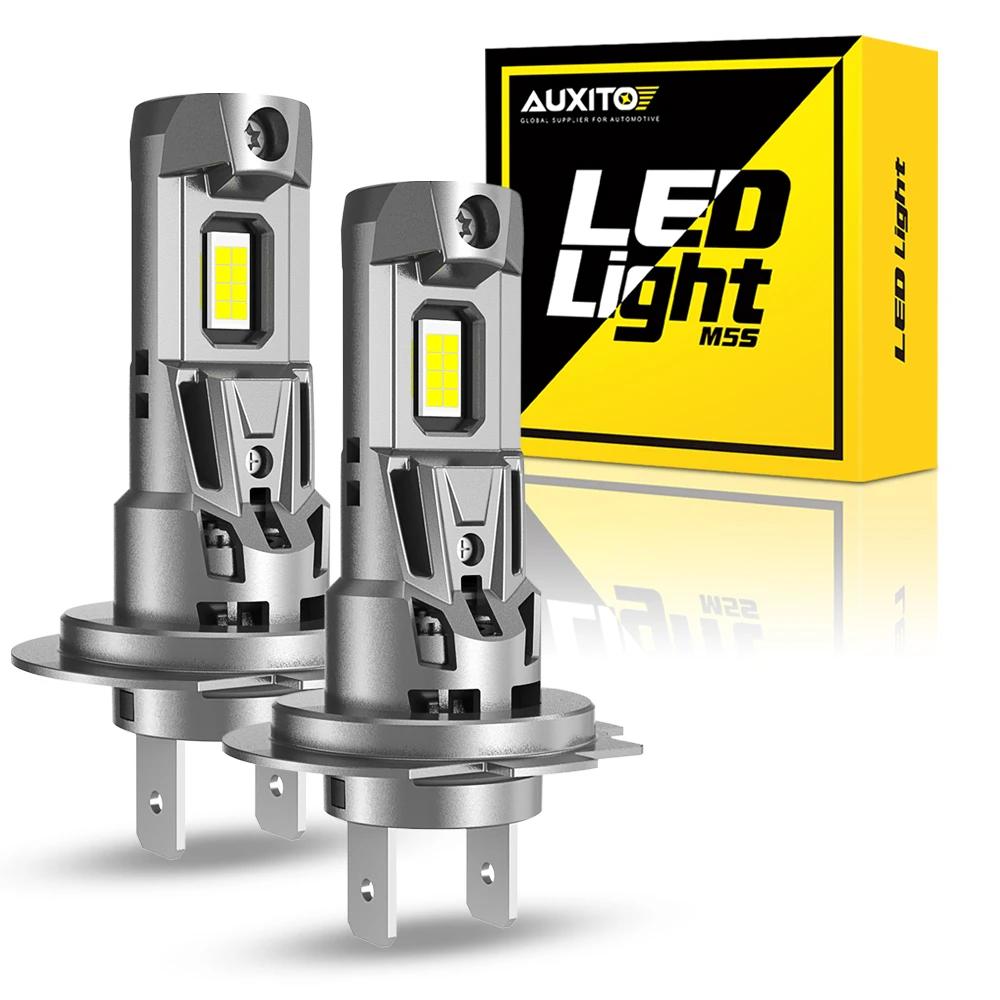 AUXITO Canbus H7 LED  Ʈ,  ͺ , 1:1 ũ, ÷  ÷, ؼ ̴ LED H7  , 120W, 6500K, 22000LM, 2 